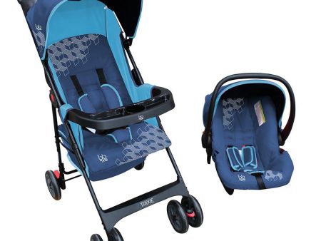 coche travel system compacto 3 en 1 trixie color azul marca bbjoy Online Sale