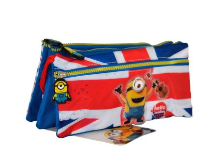 cartuchera lona triple minions london For Sale