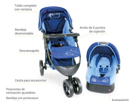 coche travel system 4 en 1 city lite marca bbjoy Online