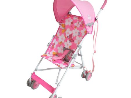 coche paraguas  joy nina color rosado con flores marca bbjoy For Discount