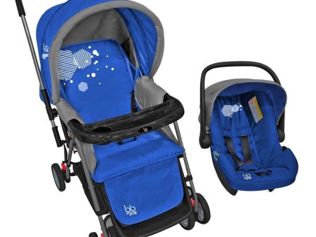 coche travel system cuna 4 en 1  kaia color azul marca bbjoy Cheap