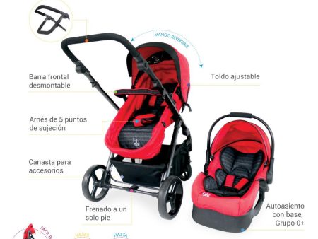 coche travel system 4 en 1 de lujo stylus marca bbjoy Fashion