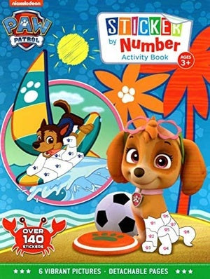 Paw Patrol Sticker by Number Book (9781788244282) Online Hot Sale