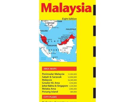 Malaysia Travel Map, 8th Edition For Sale